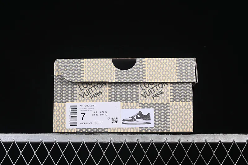 All categories Nk Air Force 1 Air Force series Nk Air Force 1 Low Air Force low-top Nike Air Force 1'07 Low LV joint white and black denim Air Force 1 low-top casual sneakers NH0601-579